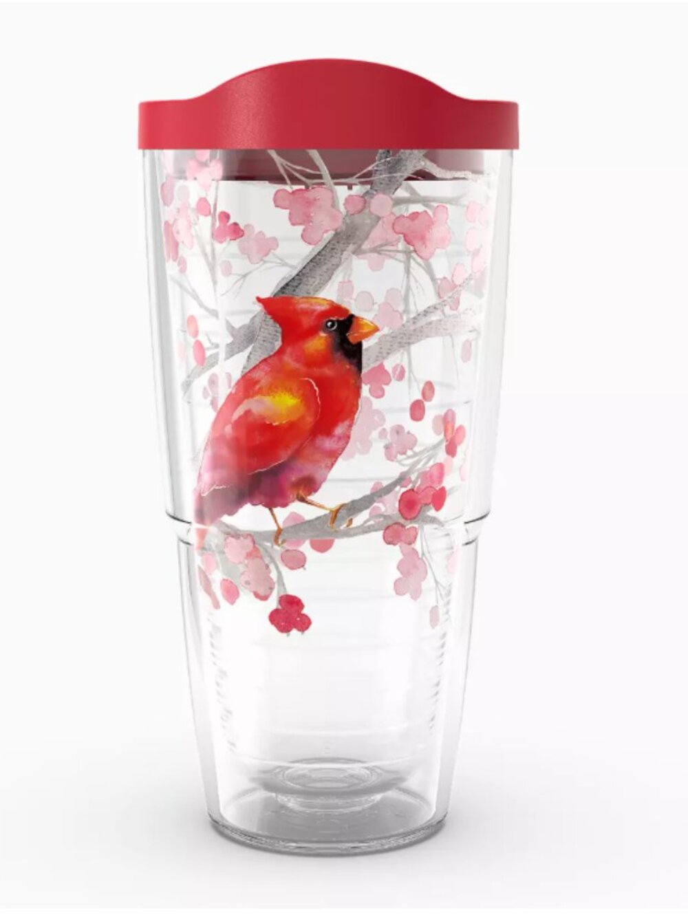 Tervis 24oz Cardinal and Berry Branches Classic Tumbler New